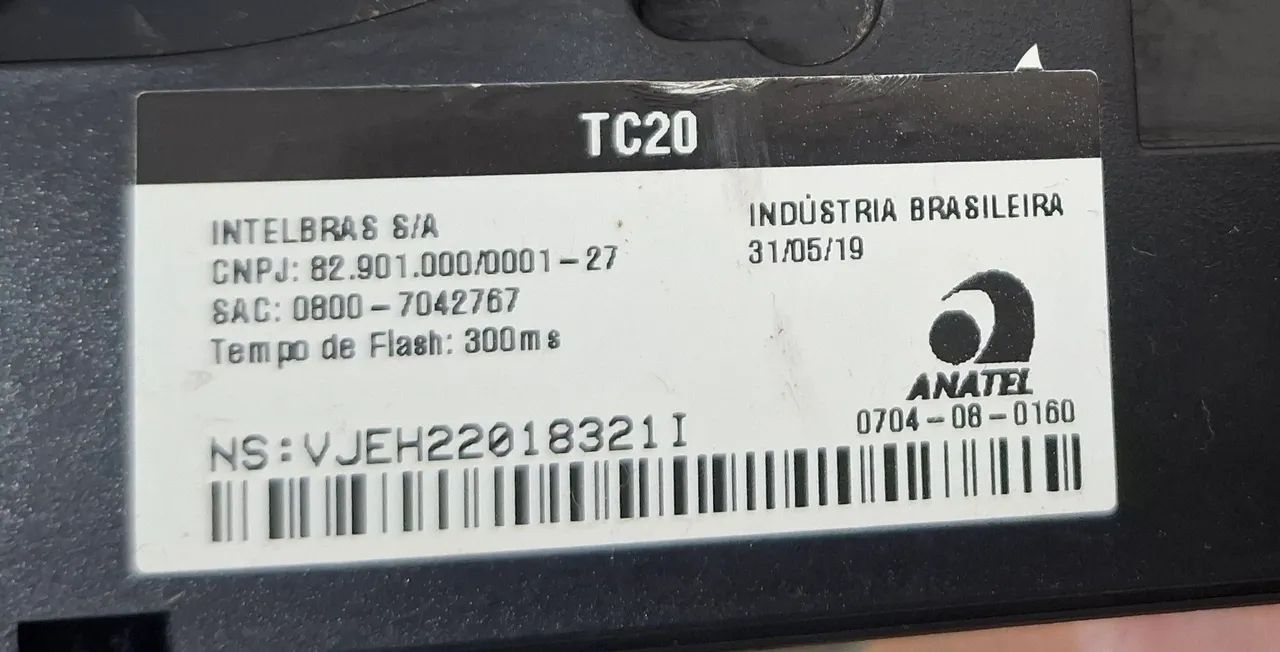 Telefone/Interfone Intelbras TC20 Preto - Foto 2