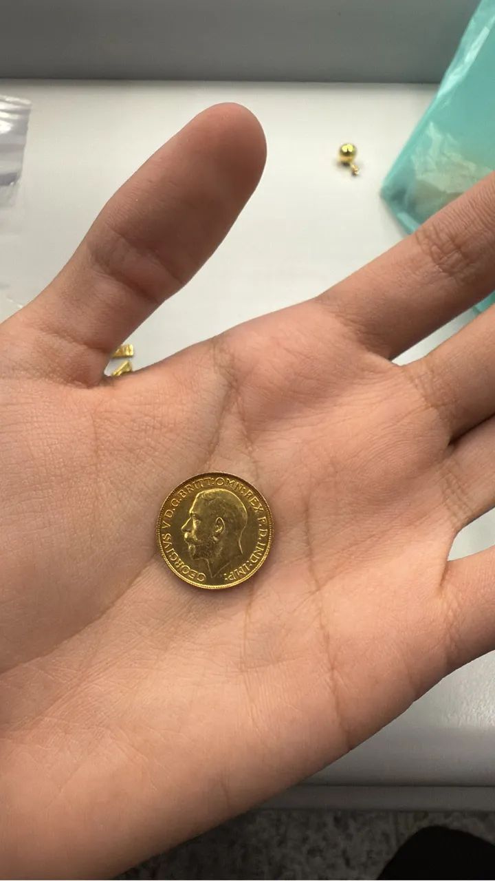 Moeda de ouro 22K  - Foto 3