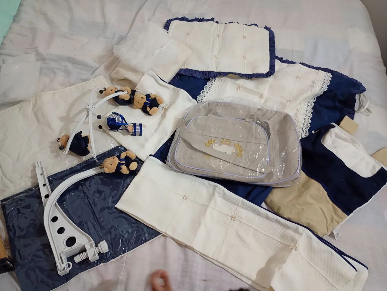 Kit berço bordado COMPLETO  - Foto 3