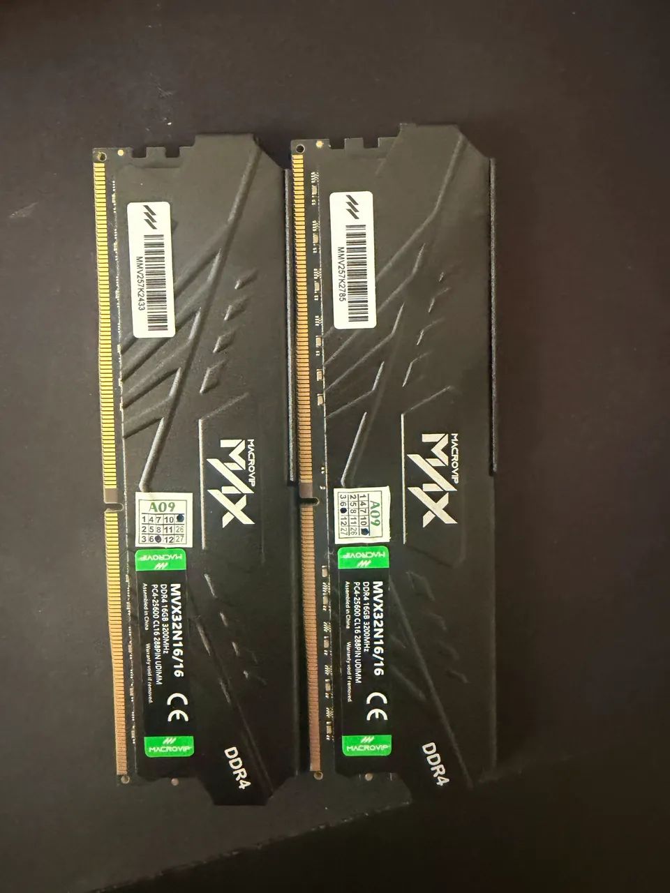 Memória ram ddr4, macrovip (16x2) 3200mhz - Foto 2