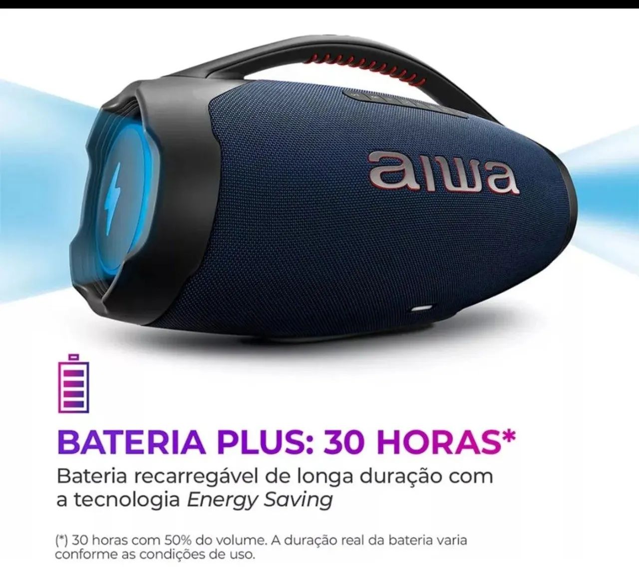 Caixa de som Bombox (Aiwa) original  - Foto 3