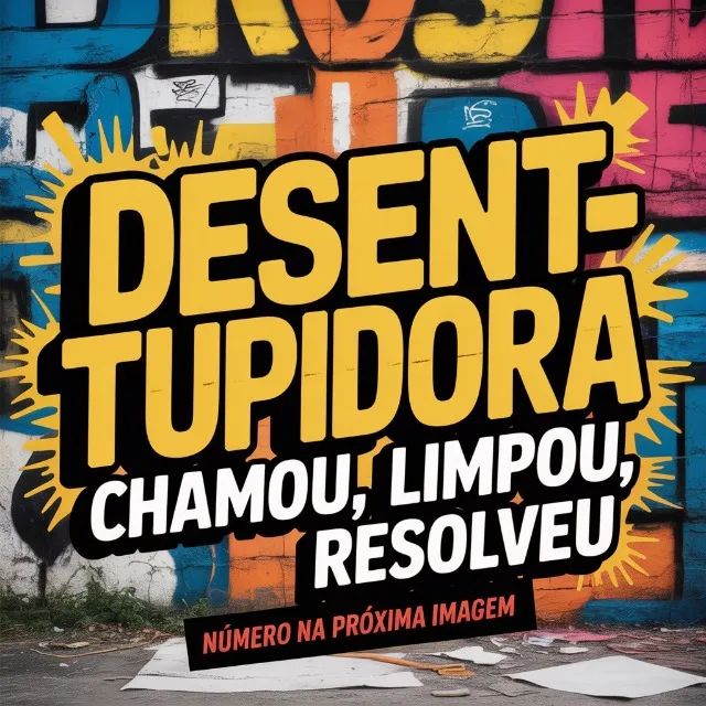 desentupidora + Rápido e eficiente, chame já!81+9+8+18+5+13+69