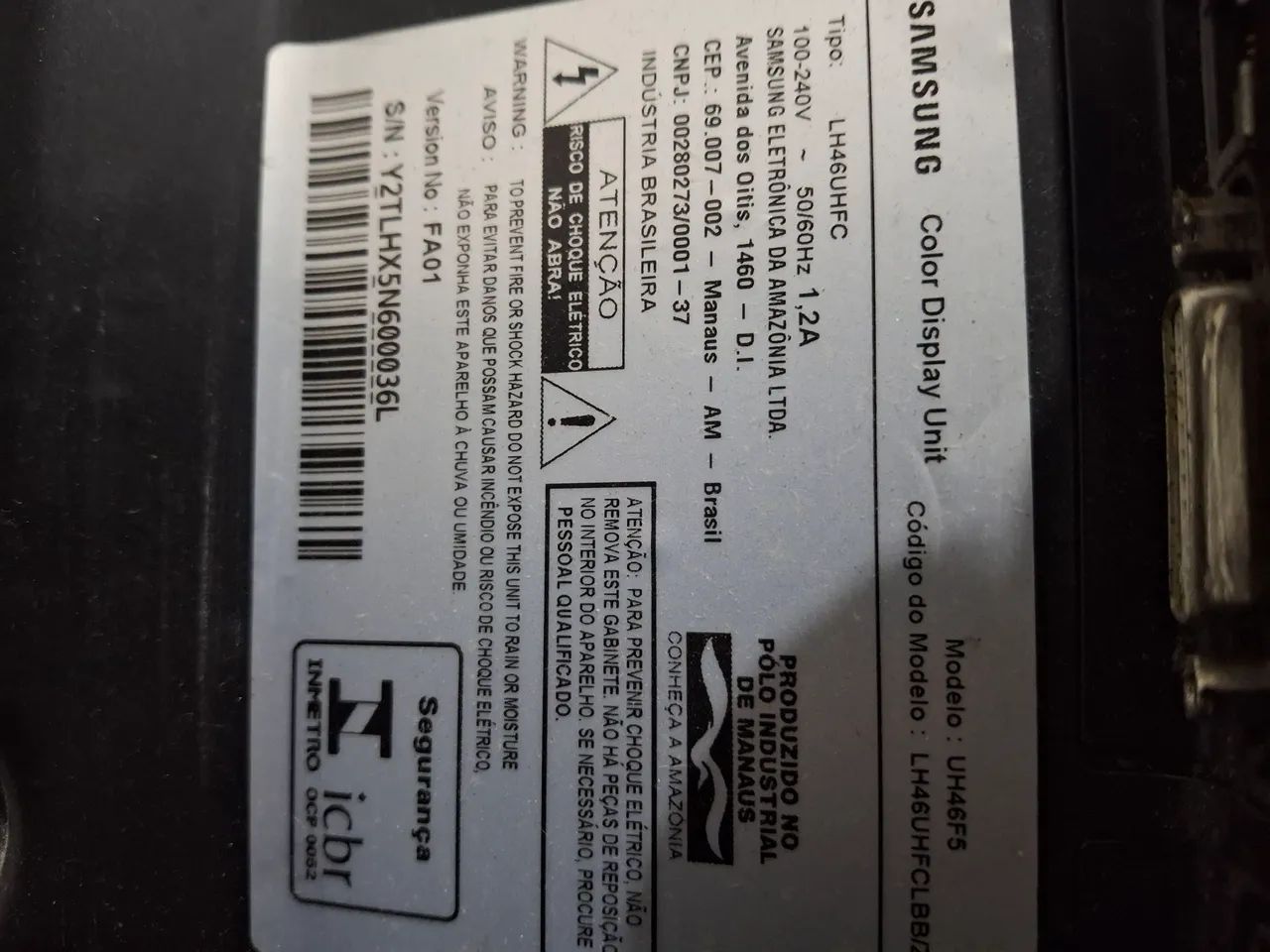 Monitor Samsung de 46 polegadas, sem bordas! - Foto 3