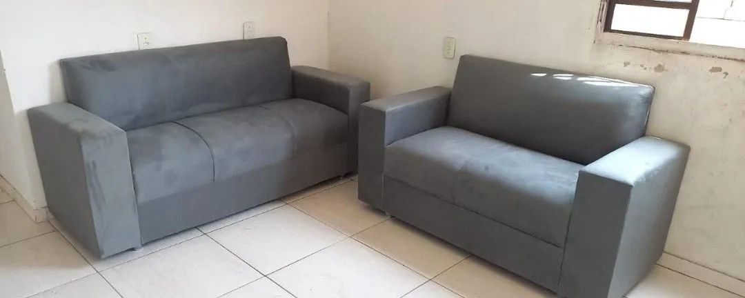 Conjunto Sofá 2 e 3 lugares Brenda! Pronta Entrega! - Foto 3