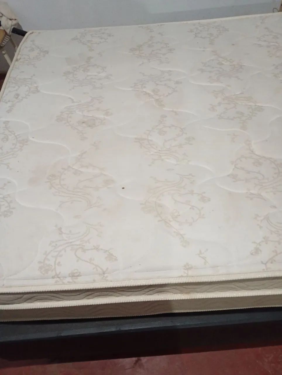 Cama box king size colchão Airtech - Foto 3