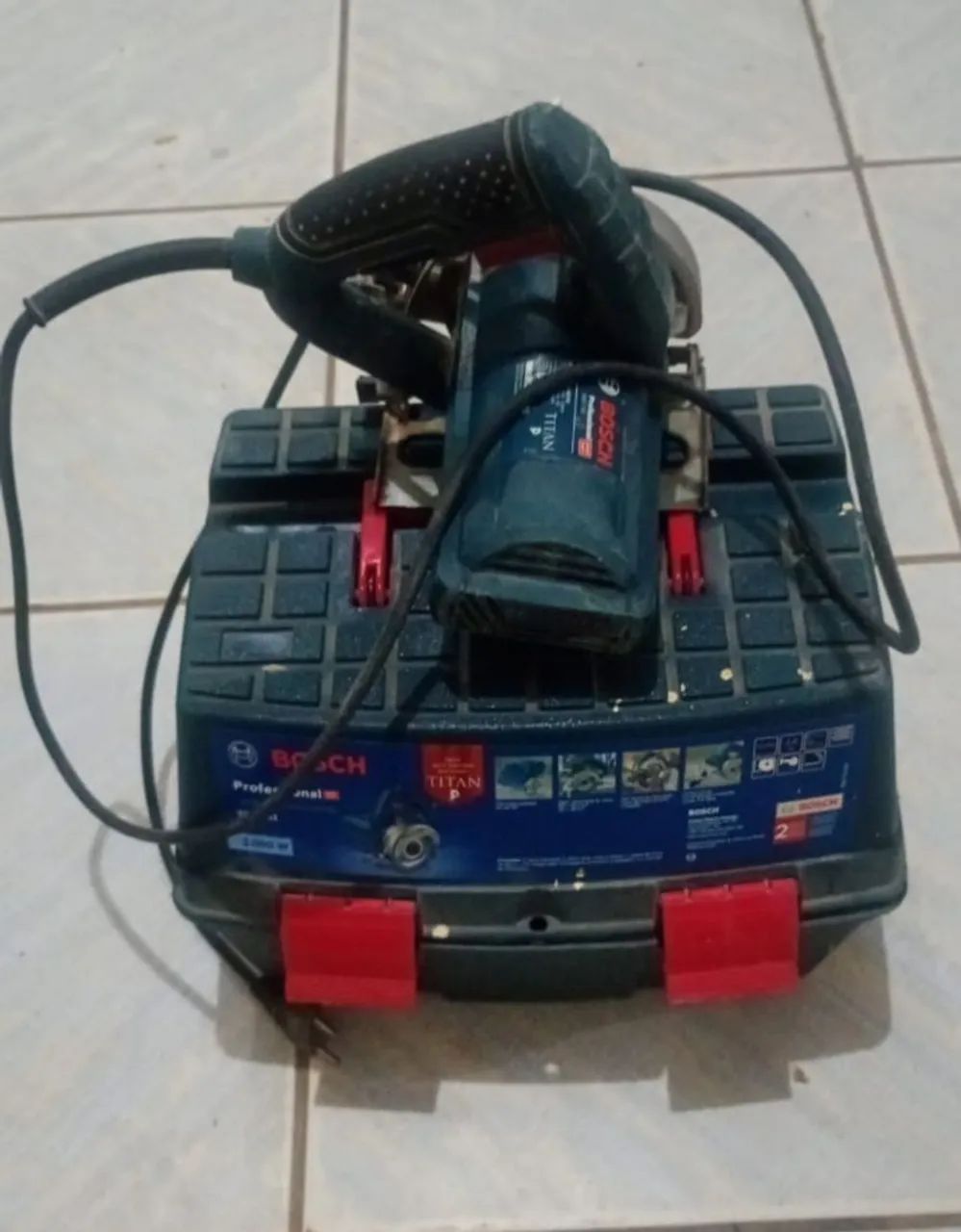 Serra mármore Bosch Titan gdc 150