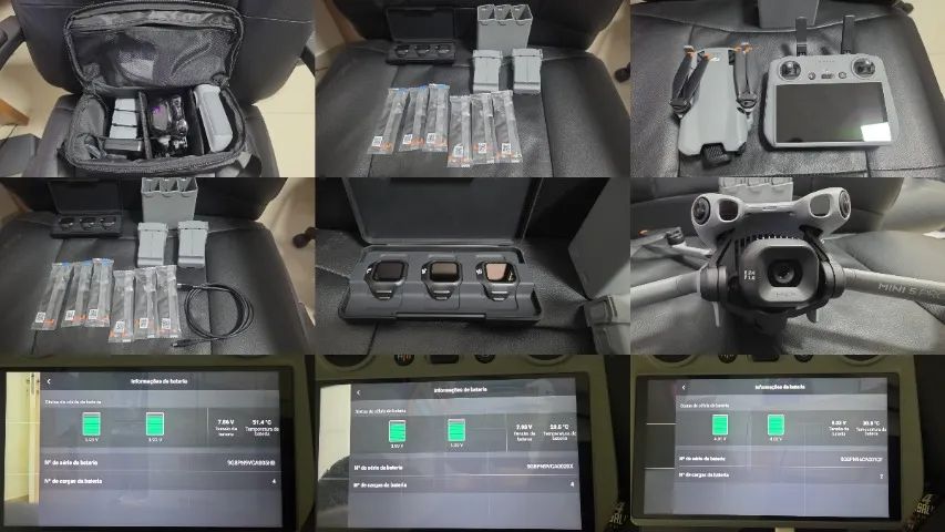 DJI Mini 5 Pro Fly More Combo Plus (Com Controle RC 2) - Conservação Impecável!