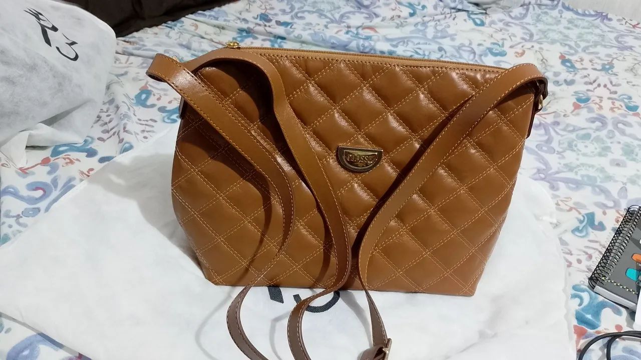 Bolsa classe couro 