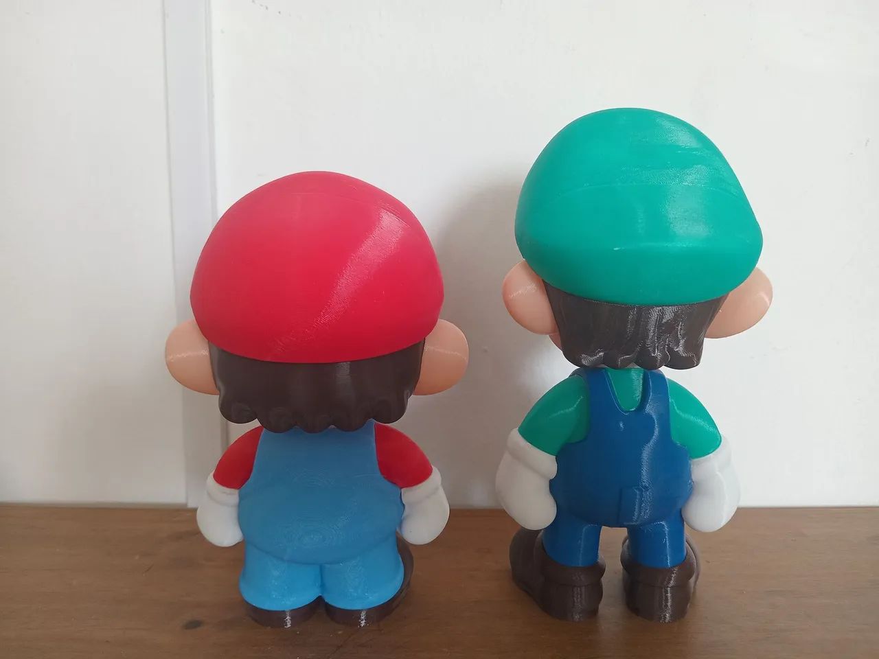 Bonecos mario e Luigi 19cm e 17cm novos - Foto 3