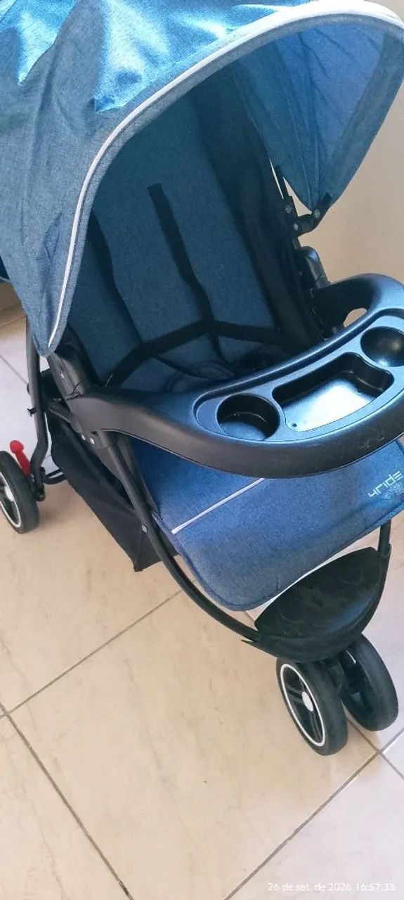 Carrinho de bebê 3 rodas - Foto 5