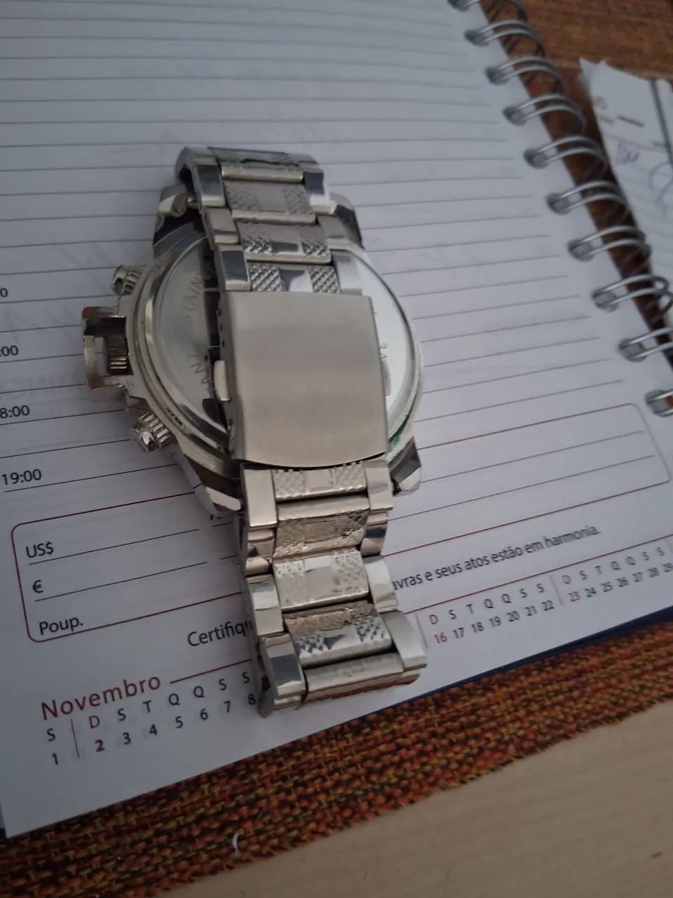 Relógio pallyane com calendario  - Foto 5