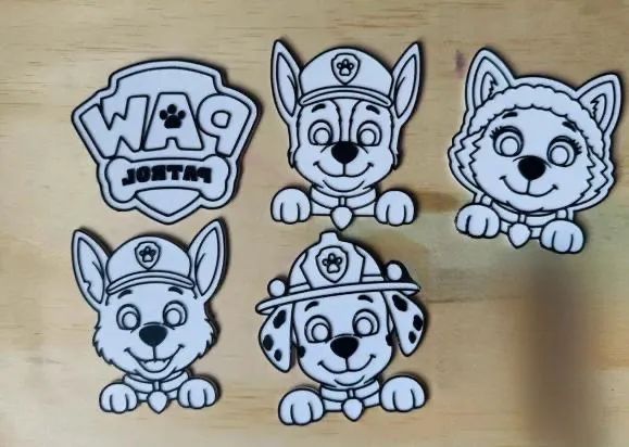Conjuntos de impressões 3D pintáveis  - Foto 2