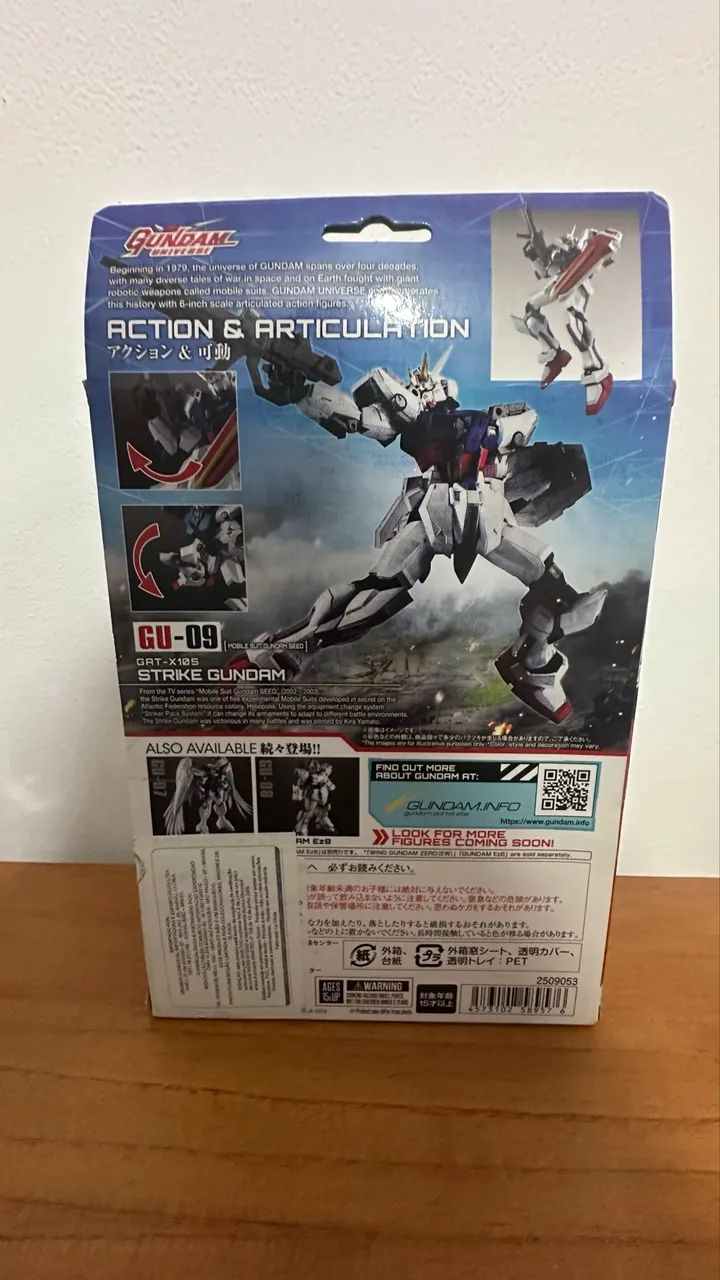 Gundam Figure Boneco Gat-X105 Original Lacrado - Foto 3
