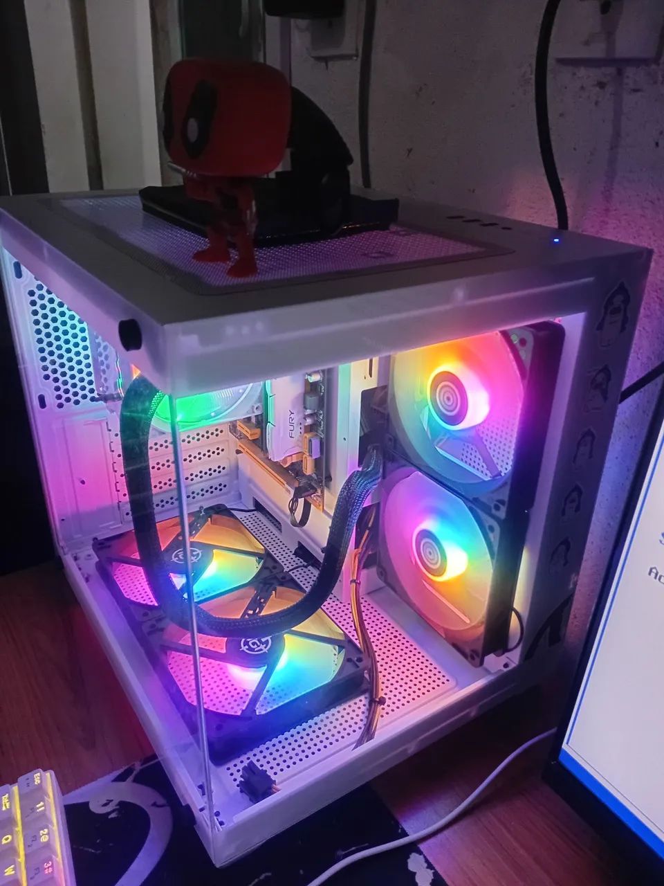 Gabinete Aquario Branco com 4 Fans - Foto 2