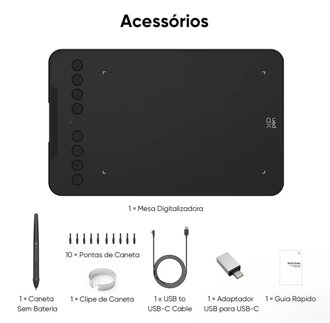 Mesa digitalizadora xppen deco mini7 v2 nova nunca usada ( LACRADA) - Foto 2