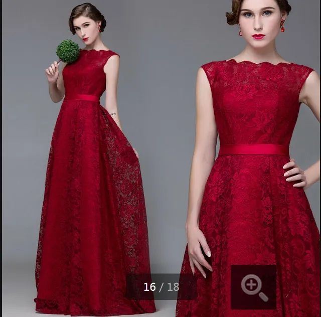 Vestido de festa com renda forrado - Foto 3