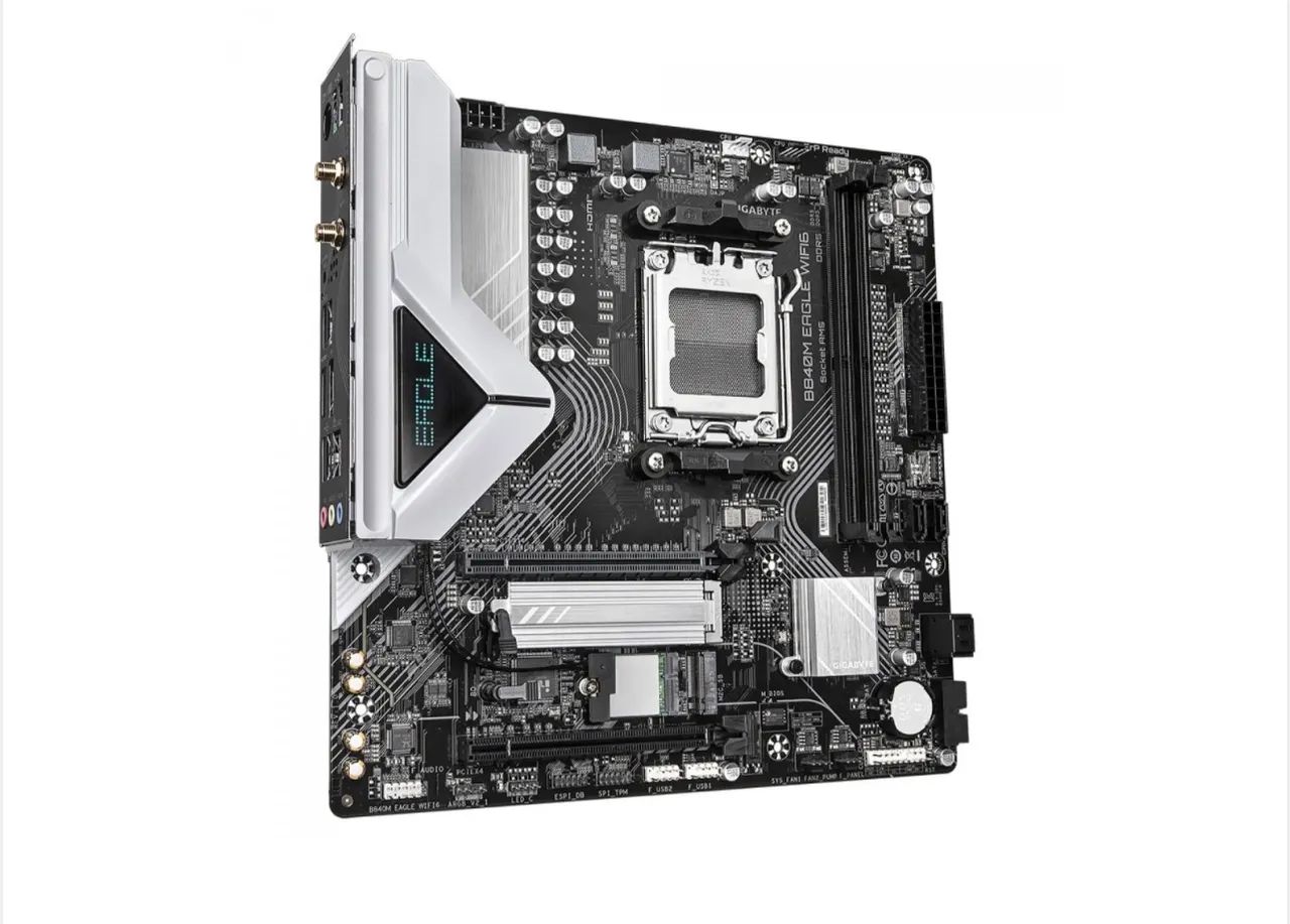 Placa mãe gigabyte b840m Wi-Fi 6 e Bluetooth 5.0 - Foto 2
