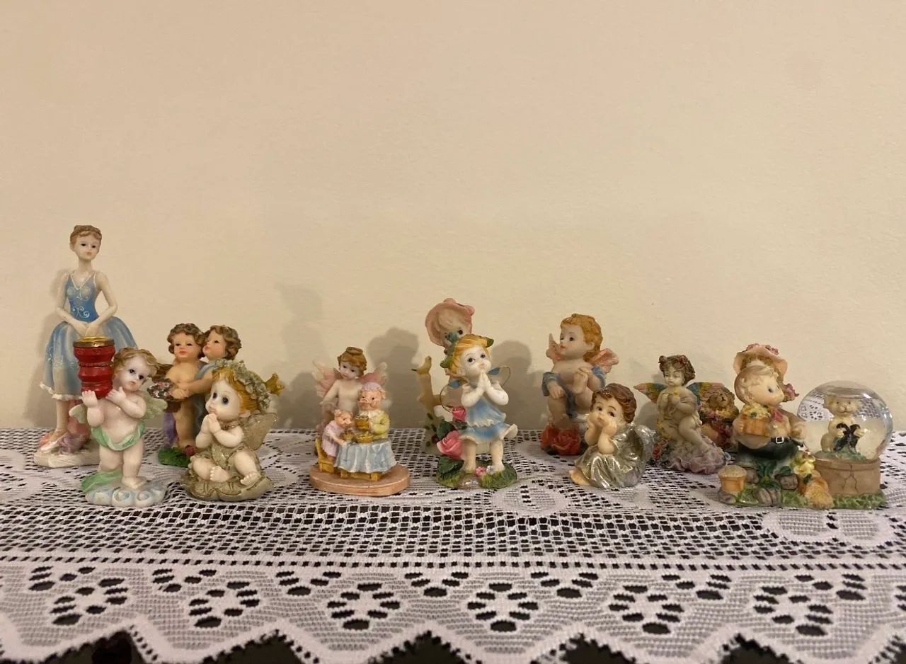 Coleção de anjinhos vintage 