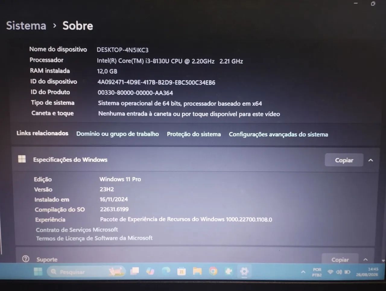 Notebook Lenovo Idealped  i3 12,0 GB  - Foto 2