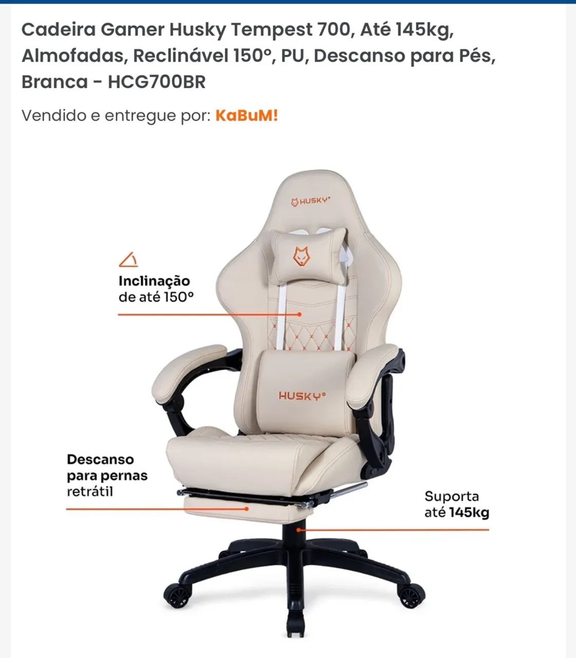 Cadeira Gamer  - Foto 2