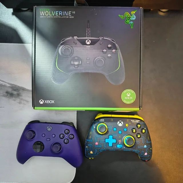 Controles PS1, Controle Xbox Series X Edição Pac-man, Razer