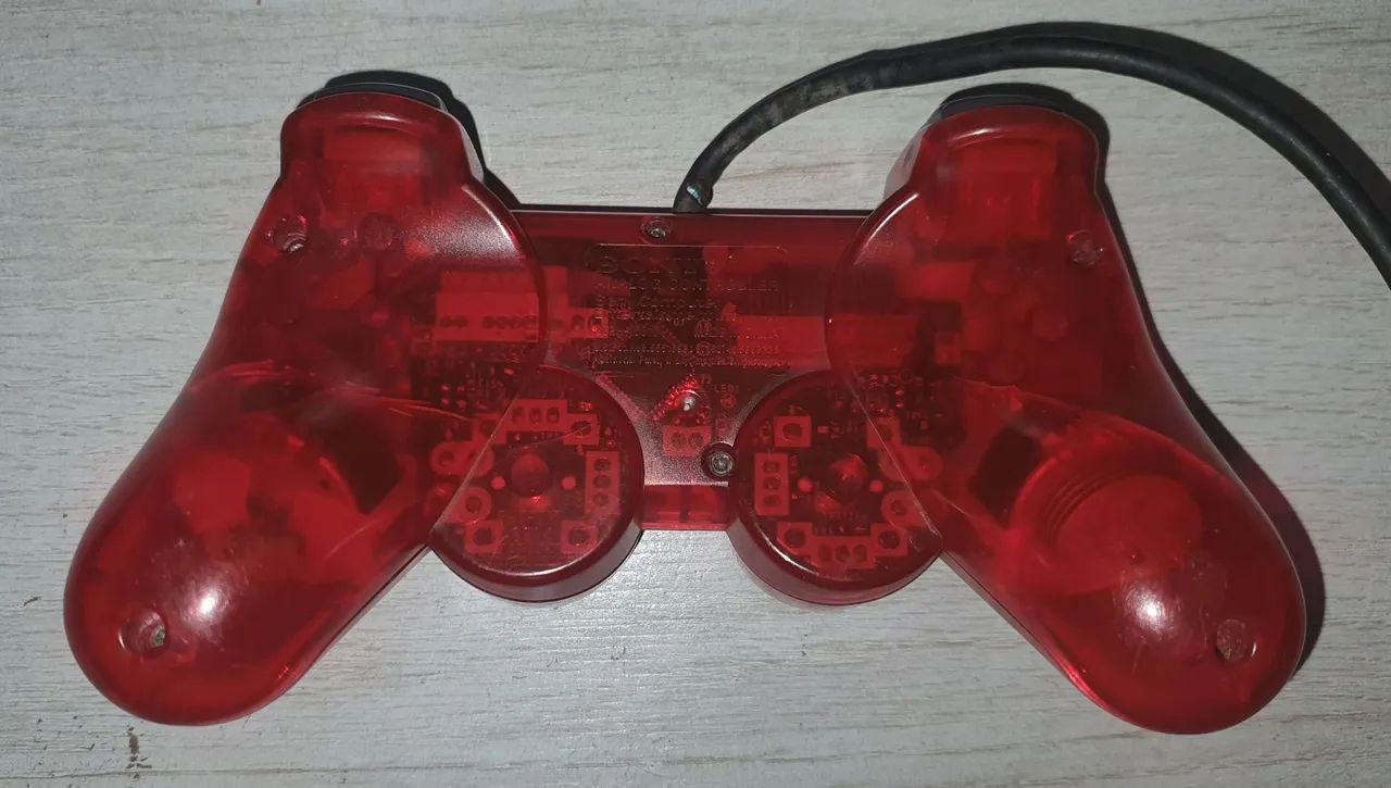 Controle de ps2 vermelho  - Foto 3