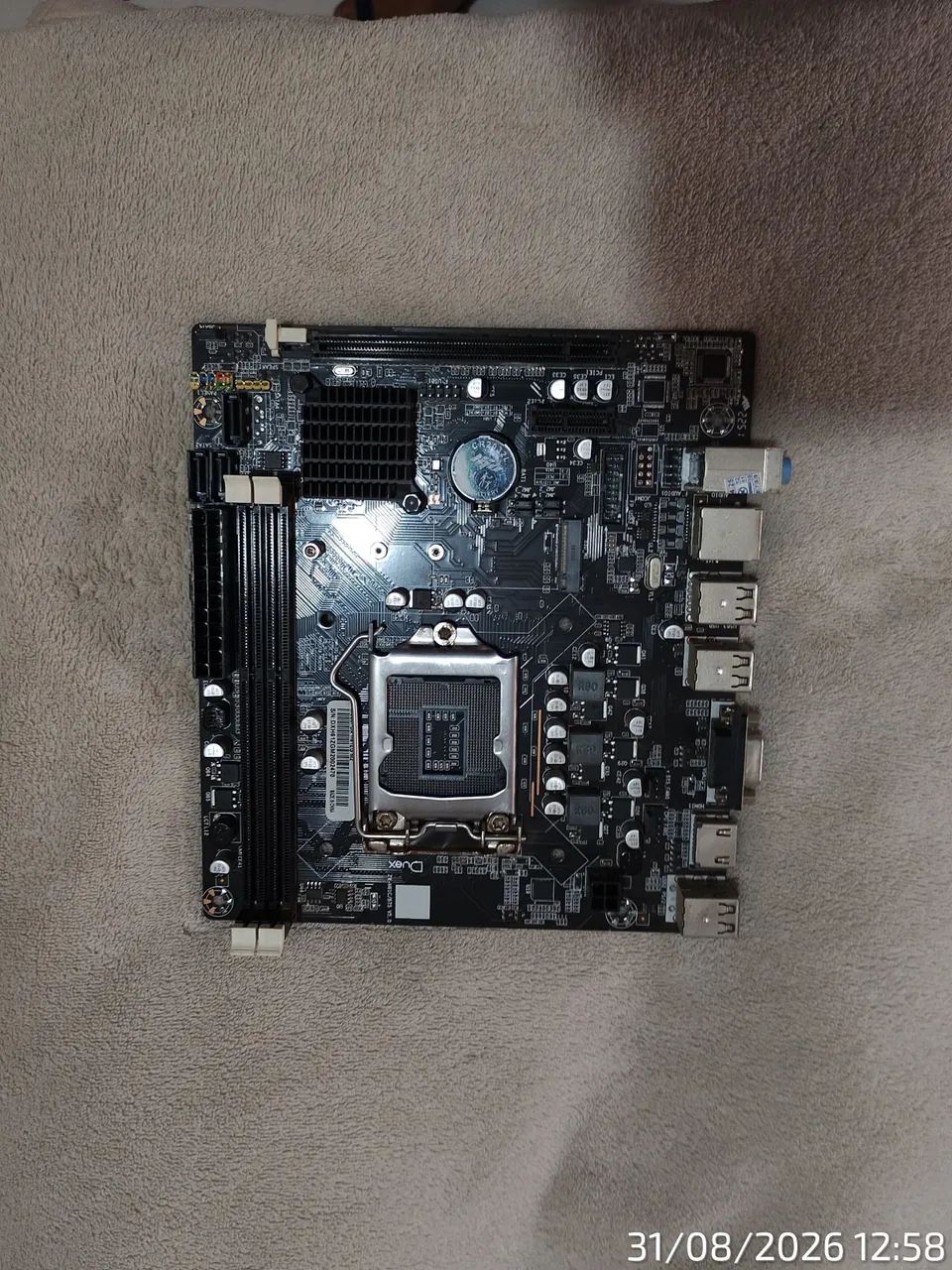 Placa mãe Duex H61 LGA 1155 DDR3 - Funciona perfeitamente - Foto 4