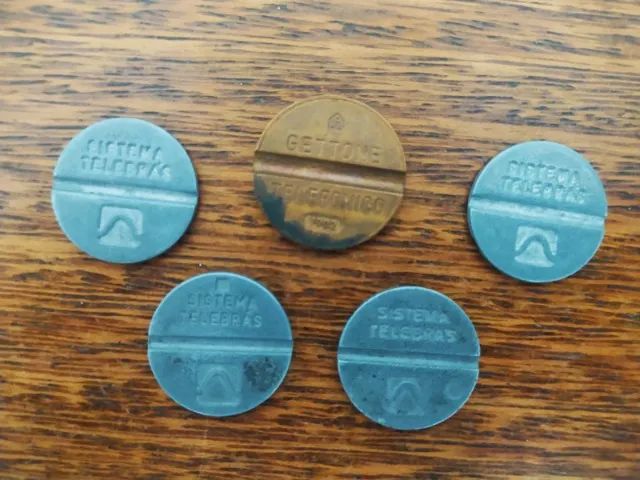 Conjunto De Fichas Telefônicas Antigas