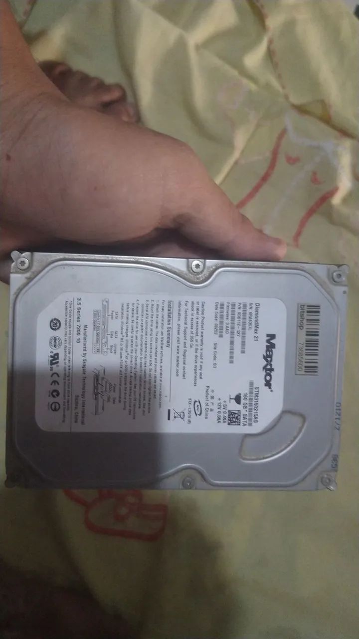 HD Maxtor 160gb 