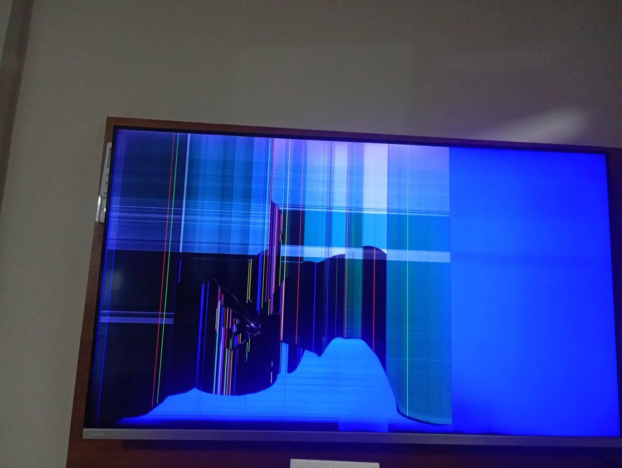 Tv Philips 50 polegadas com defeito na tela