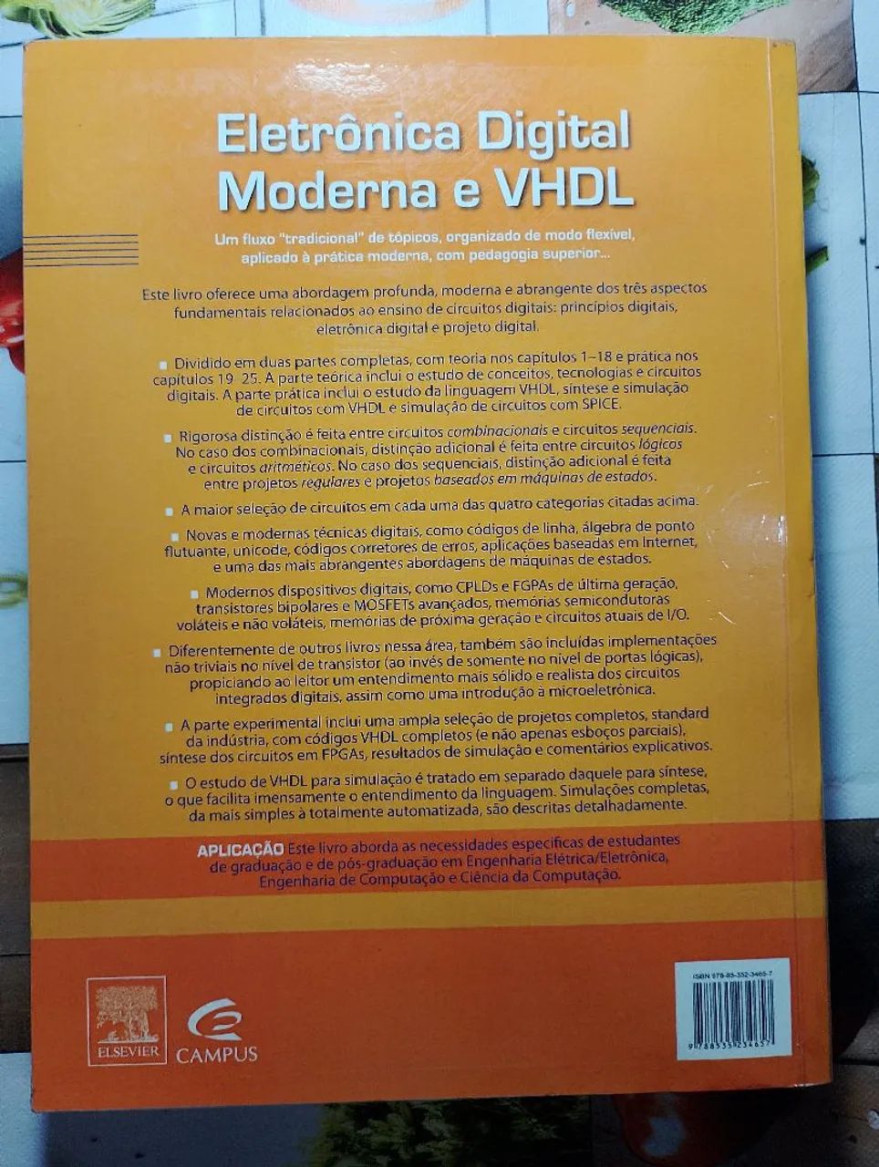 Livro Eletrônica Digital Moderna e VHDL. - Foto 2