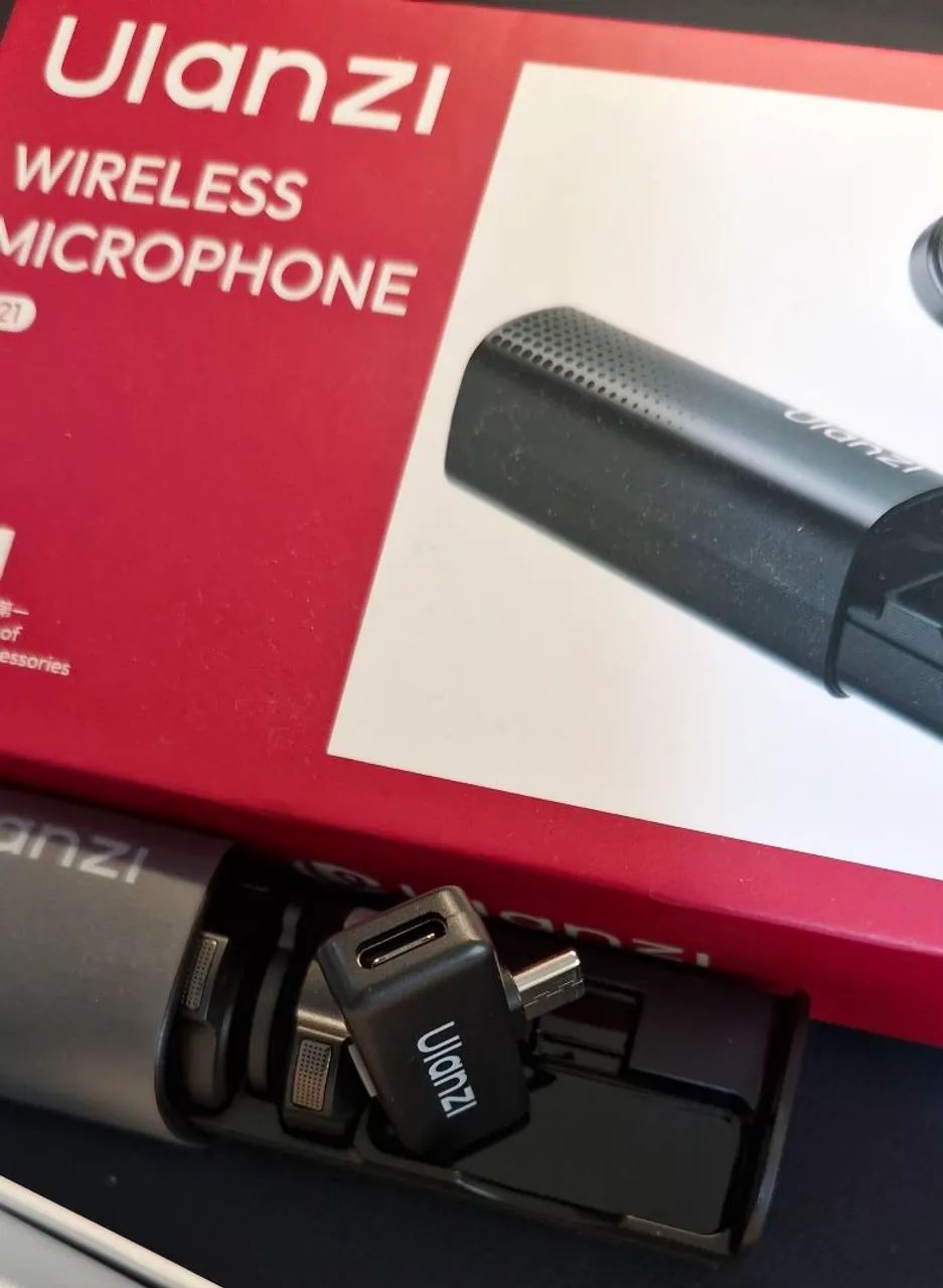 Microfone de lapela sem fio Wireless ULANZI M21 - Foto 4