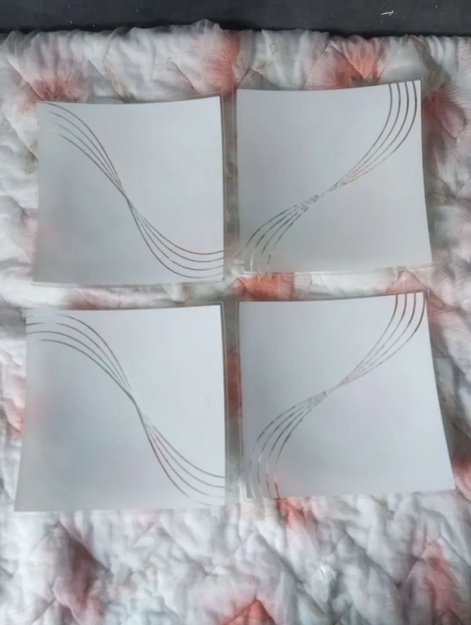 Kit com 6 Potes de Vidro Attena - Novos