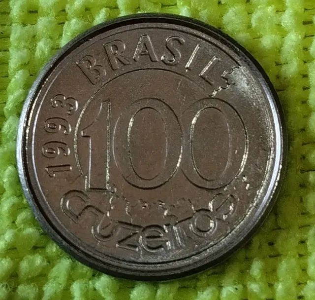 moeda 100 cruzeiros 1993 peixe boi