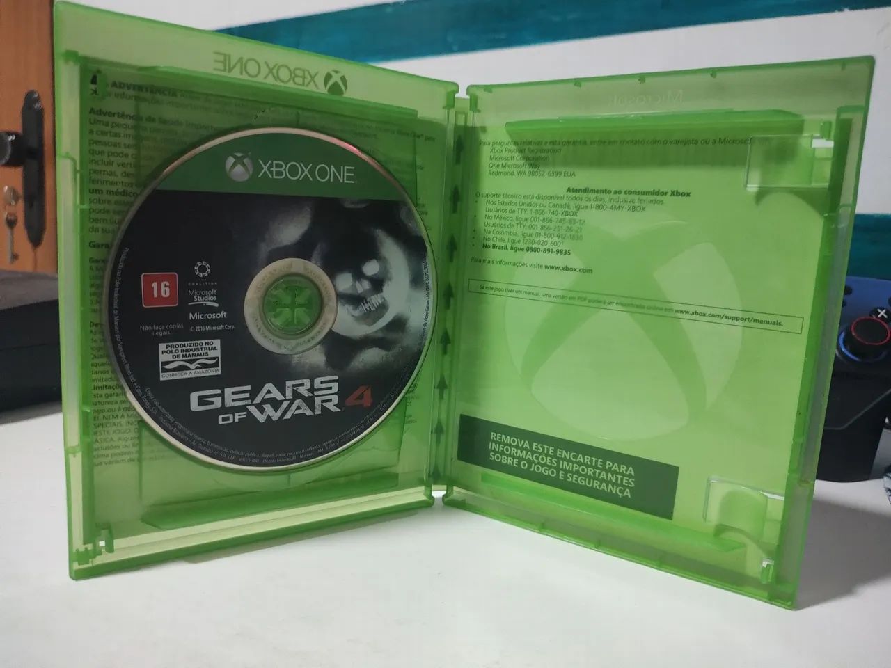 3 Jogos Xbox One Originais - Gears 4, MGS V e COD Ghosts - Foto 5