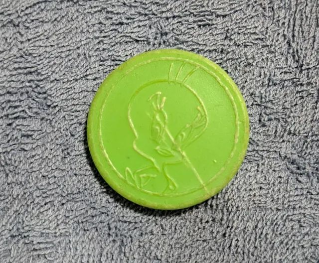 MASTER TAZO PIU-PIU VERDE ORIGINAL RARO COLECIONADOR LOONEY TUNES