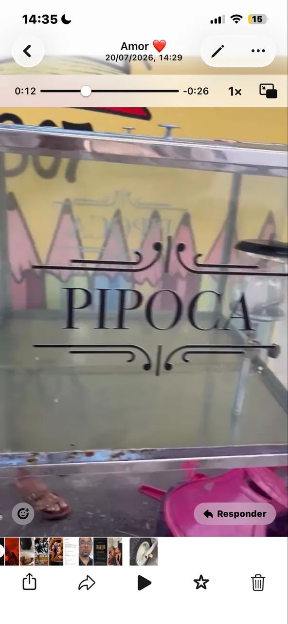 Carrinho de pipoca 