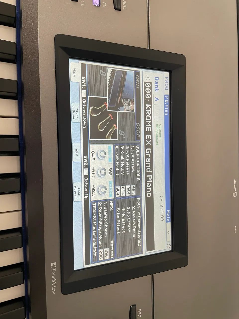 Teclado Korg krome EX