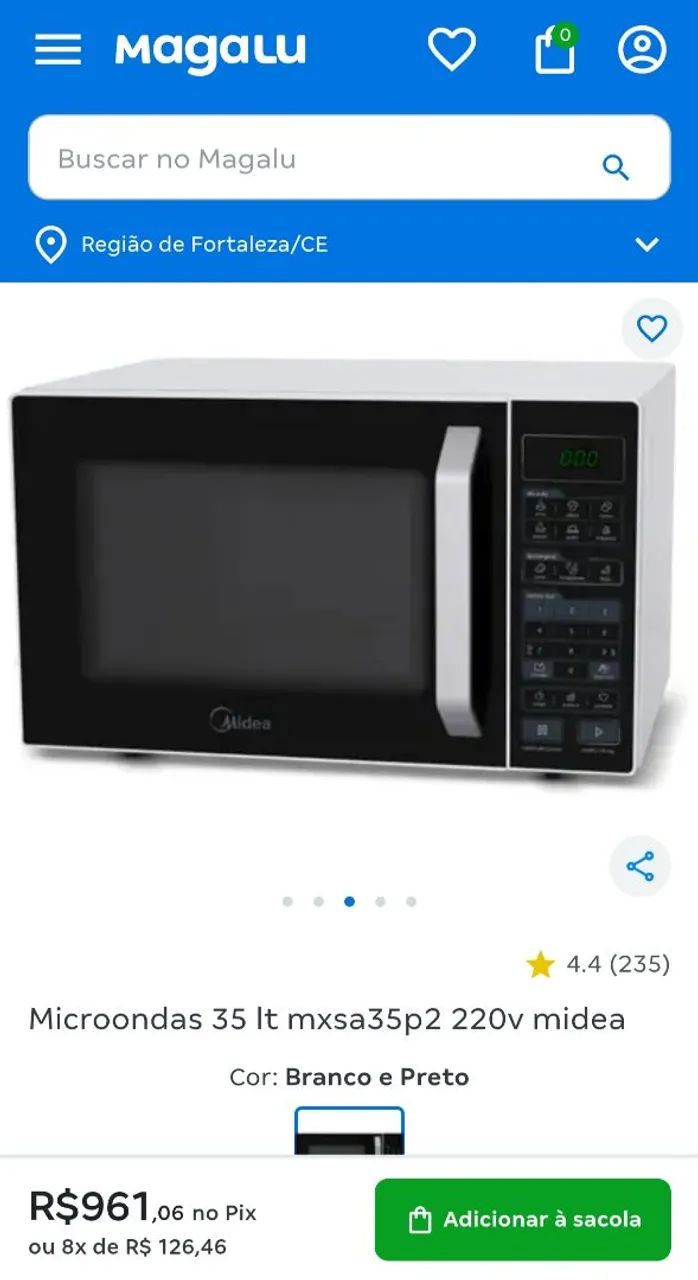 Vendo ou troco microondas 