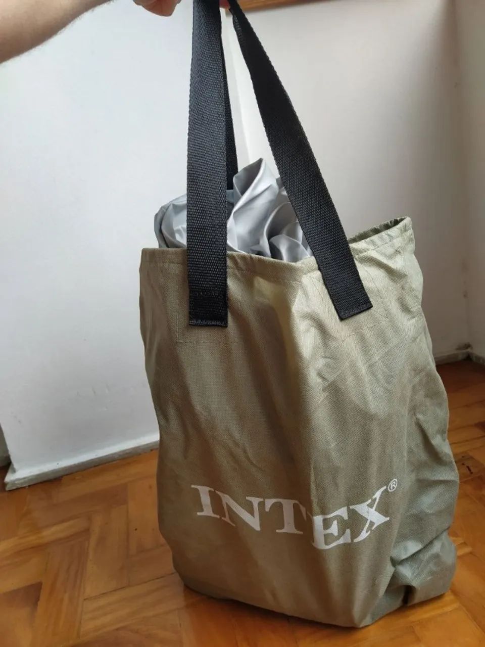 Colchão Inflável Intex Solteiro com Bomba USB - Foto 2