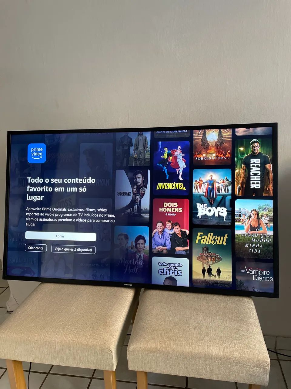 Tv Smart 49 Polegadas 4K Samsung - Muito Nova - Foto 3