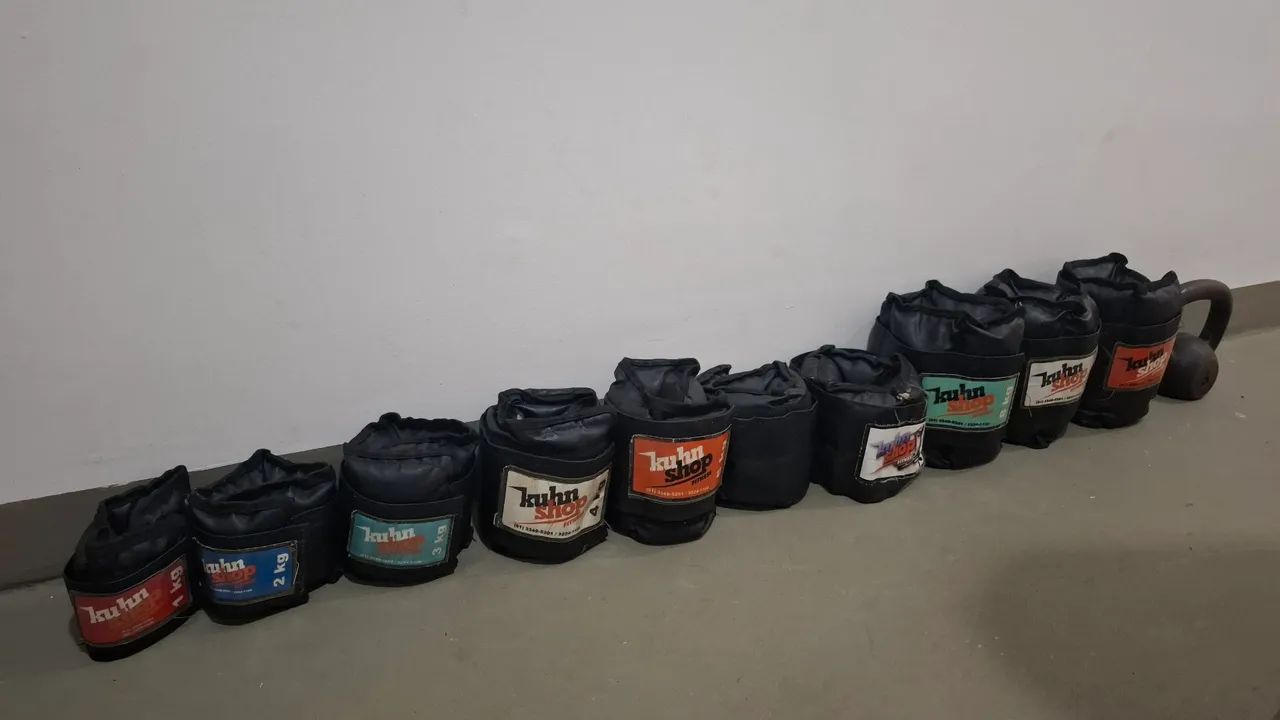 Caneleiras de 1 a 10kg, 1 de cada