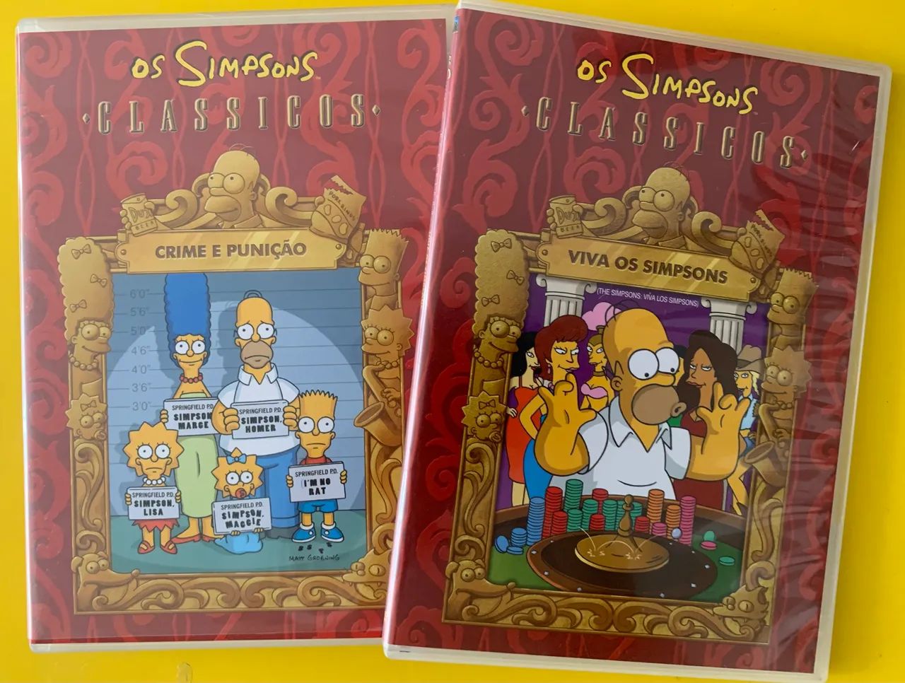 Os Simpsons-1ª até a 5ª temporada + 2 Clássicos - CDs, DVDs etc
