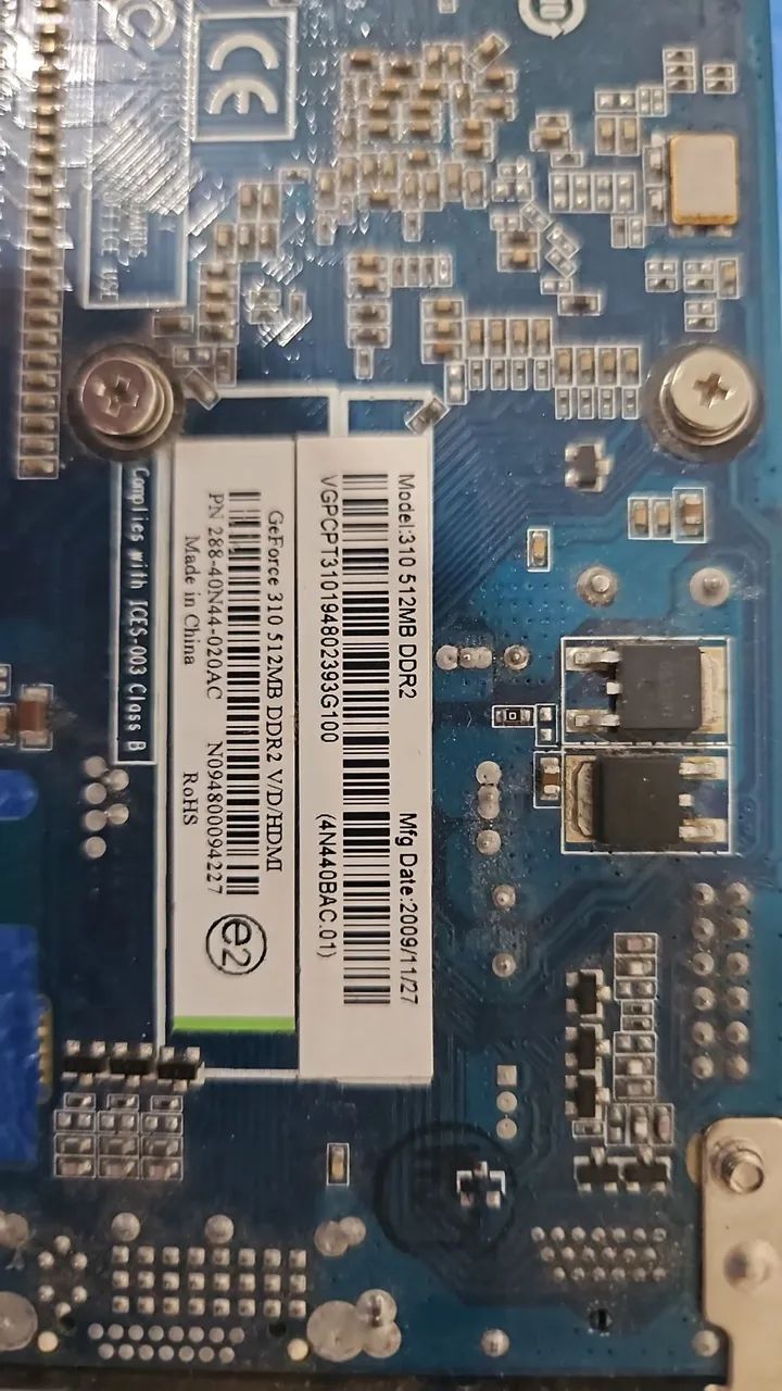 Placa de Vídeo GeForce 310 512mb DDR2 - Foto 5