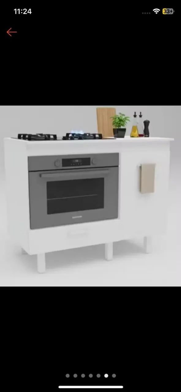 Fogão Cooktop com armário  - Foto 3