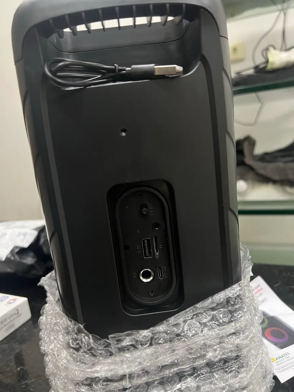 Caixa de som bateria dura muito resistente  - Foto 4