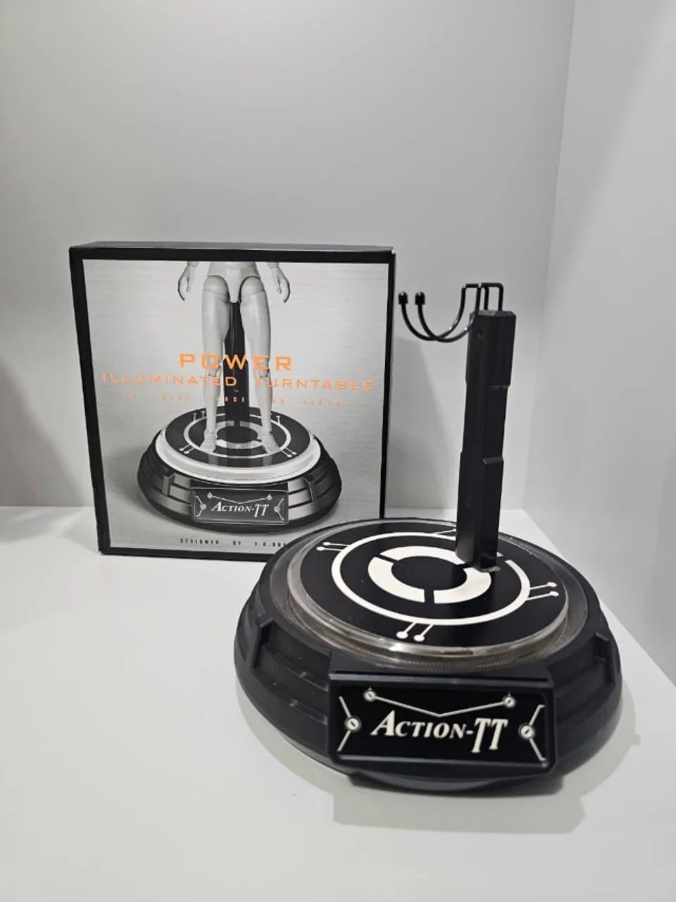 Base Giratoria Iluminado Para Boneco Em Escala 1/6th