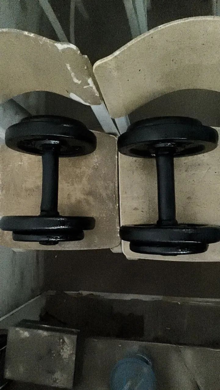MUSCULAÇÃO HALTERES 