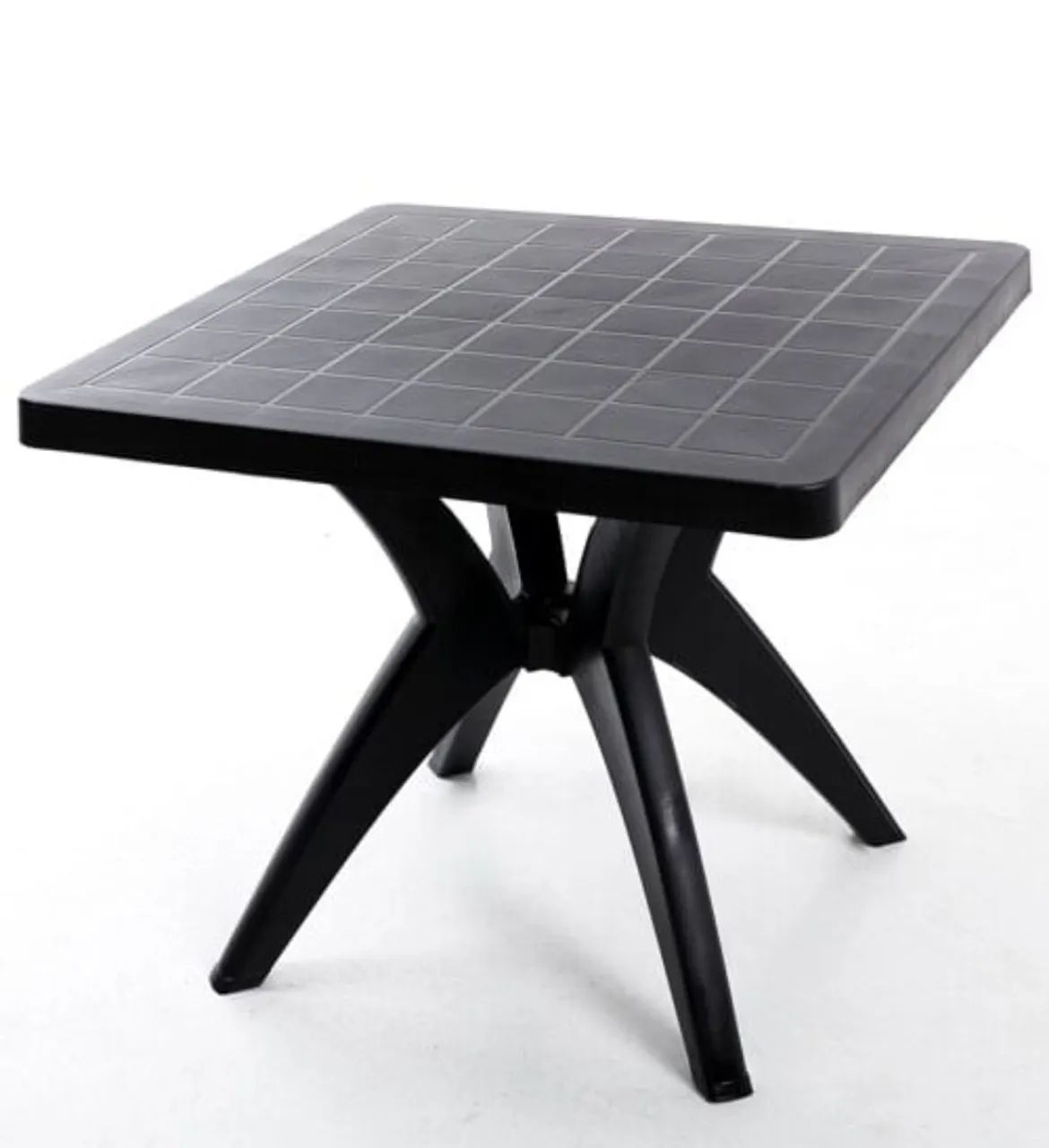 Mesa quadrada de plástico 
