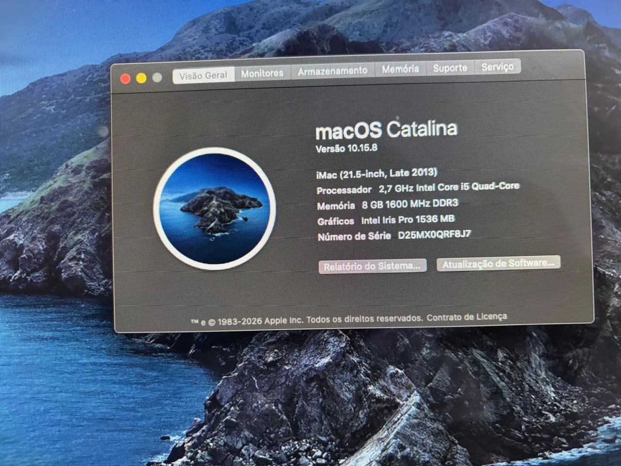 IMAC APPLE 21,5? - SSD 1TB | INTEL CORE i5 ?
